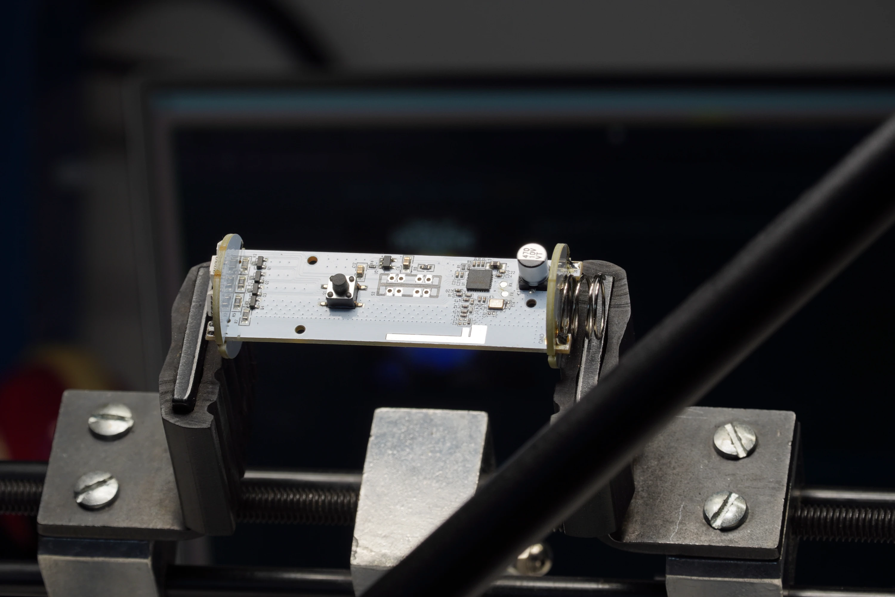 High resolution image of the bare PCB